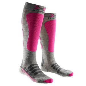 Skarpety X-Socks Ski Silk Merino Lady Grey Fuchsia G361 2018 najtaniej
